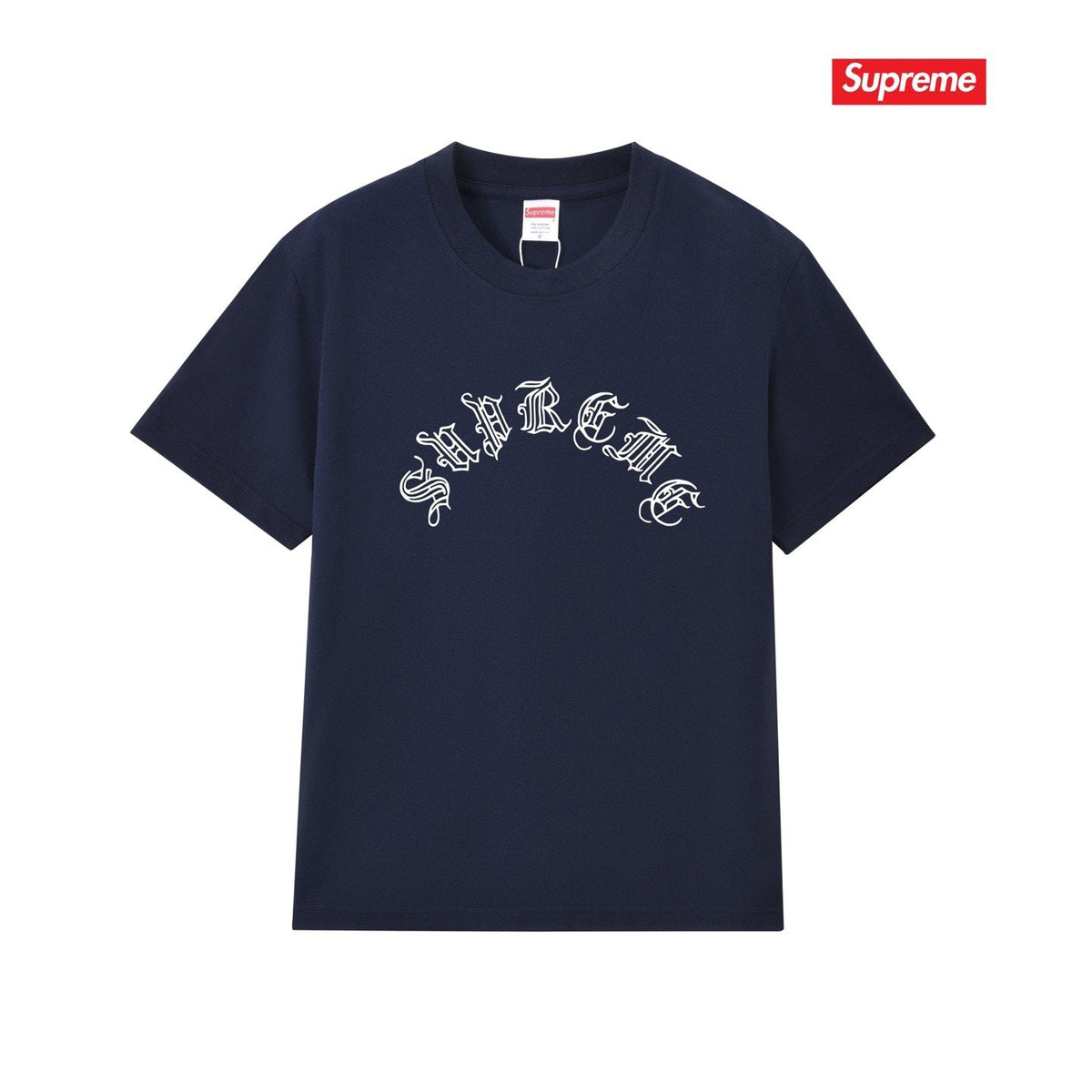 Supreme Arched Gothic Graphic T-Shirt — front