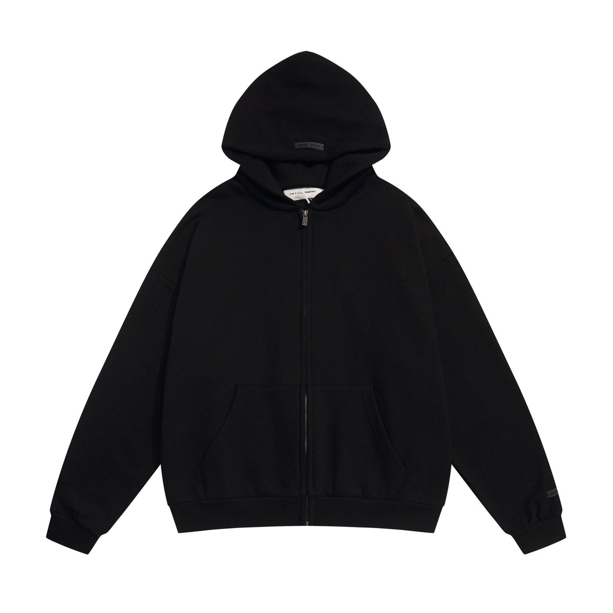 Fear of God Essentials Full-Zip Graphic Hoodie — front