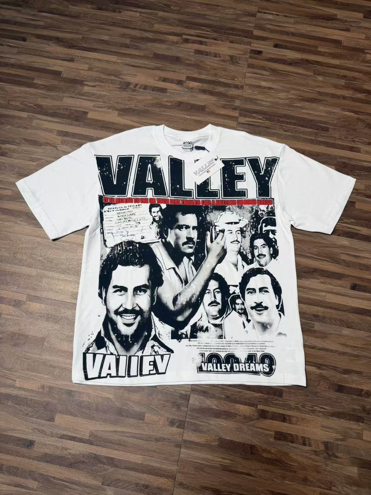 VALLEY Portrait Collage Graphic T-Shirt — context