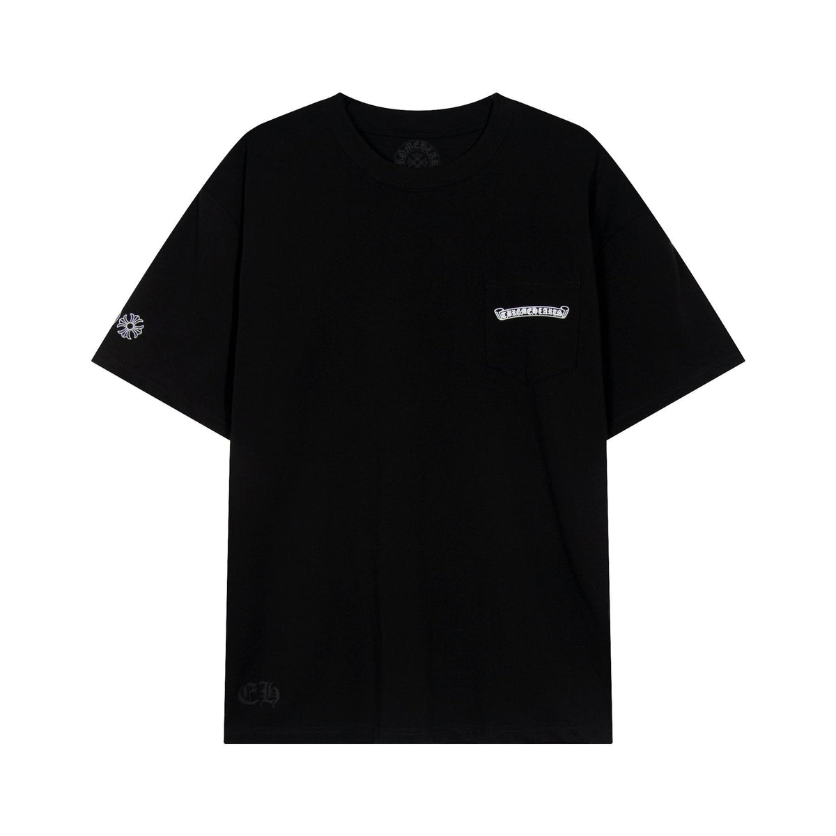 Chrome Hearts Rainbow Horseshoe Cross Graphic T-Shirt — front